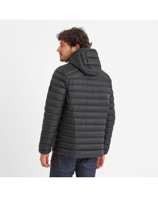 TOG24 Gray North Rds Hooded Jacket Polyamide for men