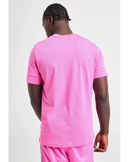 Nike Pink Sportswear Repeat Tape Logo T Shirt for men