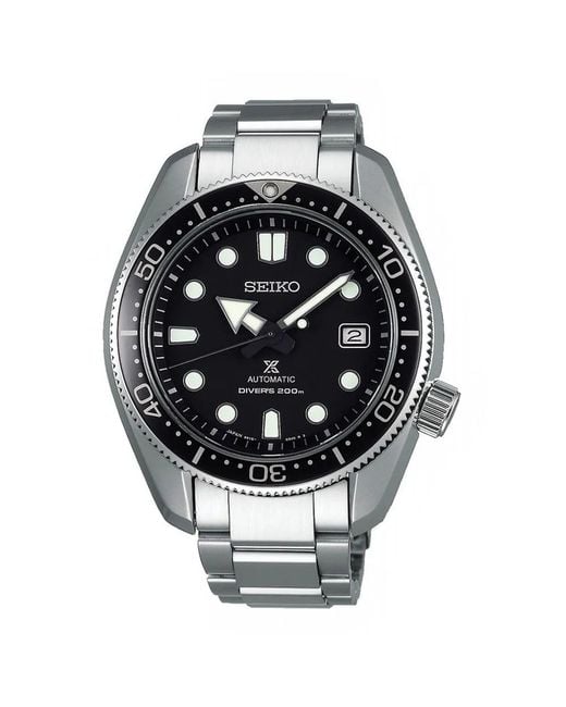 Seiko Metallic Prospex Diver's Watch Spb077J1Est Stainless Steel for men