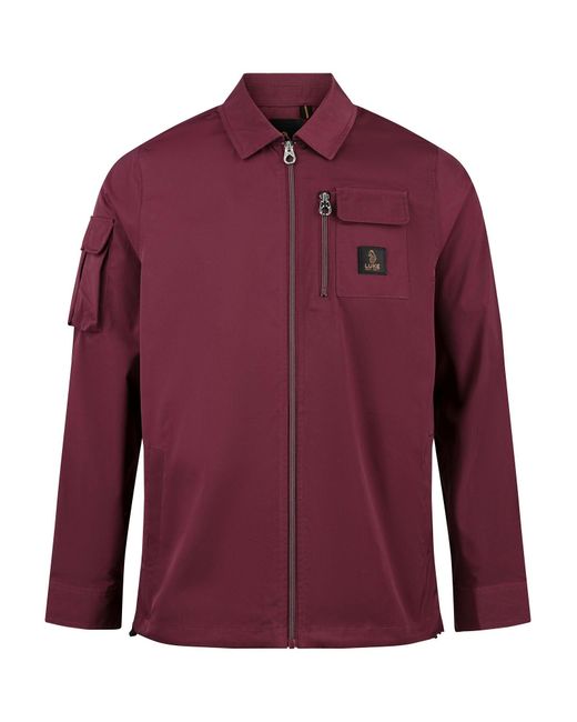 Luke 1977 Red Vietnam Shacket for men