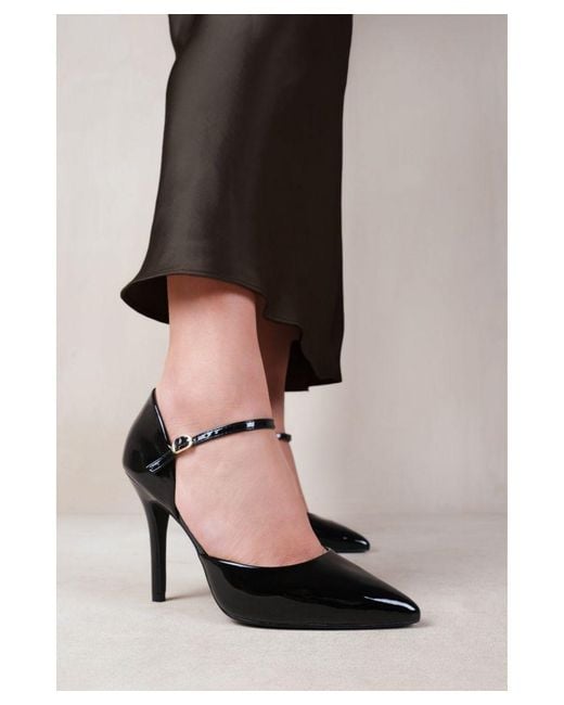 Where's That From Black 'Reflex' Mid High Heels With Pointed Toe