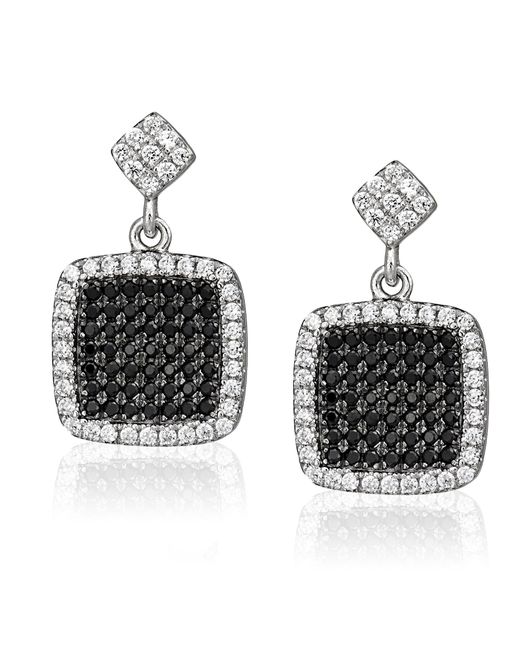 Orphelia Metallic 925 Sterling Drop Earrings