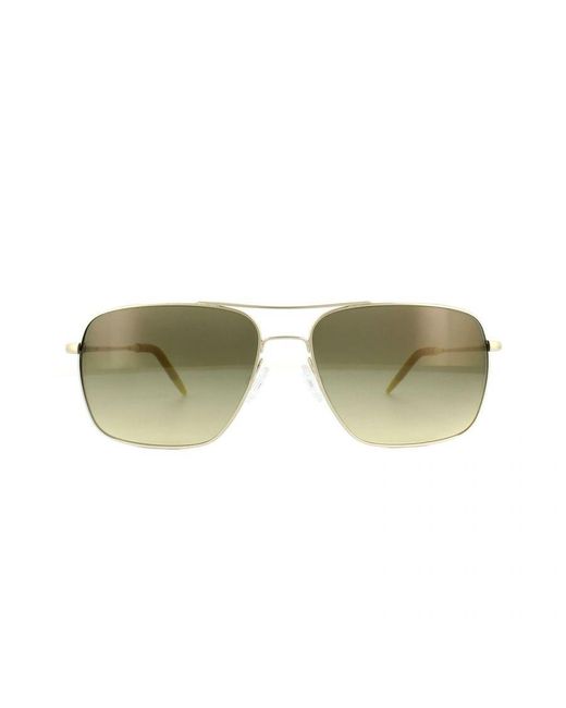 Oliver Peoples Green Sunglasses Clifton 1150 5035/85 Chrome Vfx Photochromic Metal for men