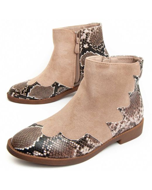 Montevita Brown Ankle Boots Bottivita8