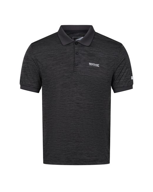 Regatta Black Remex Ii Polo Shirt (Ash) for men