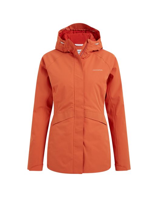 Craghoppers Orange Ladies Caldbeck Waterproof Jacket (Spice)