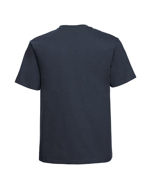 Russell Blue Heavyweight T-Shirt (French) Cotton for men