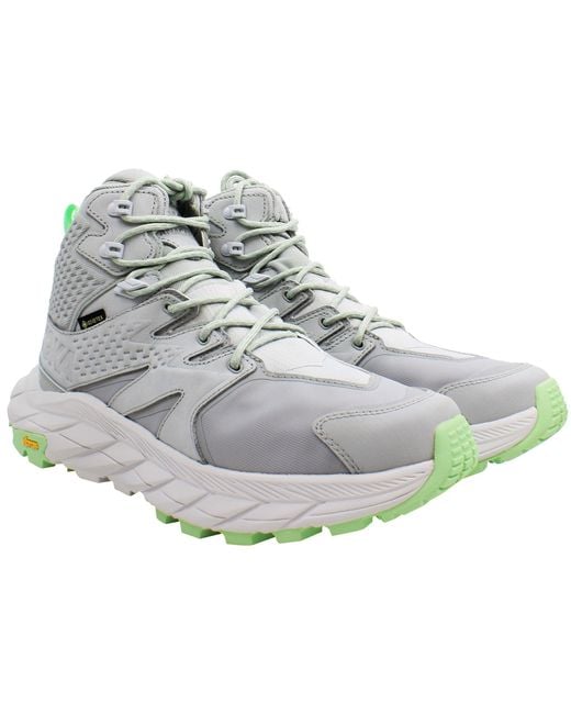 Hoka One One Gray Anacapa Mid Gore-Tex Boots