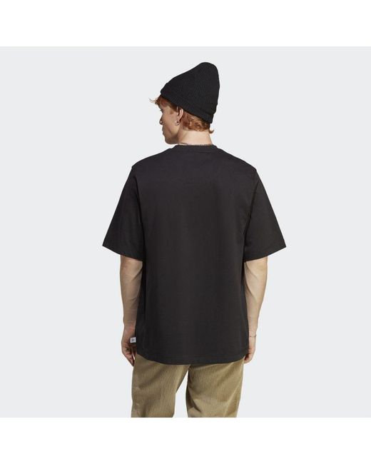 Adidas Black Lounge Tee for men