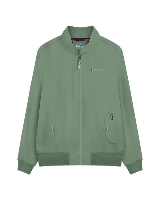 Lambretta Green Shower Resistant Harrington Jacket for men