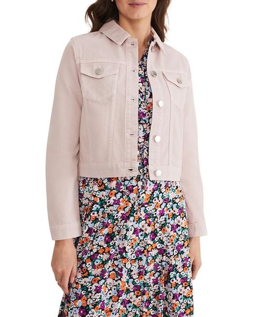 Phase Eight White Caitlin Denim Jacket