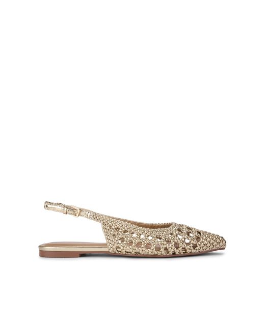 KG by Kurt Geiger Natural Minna Ballet Flats