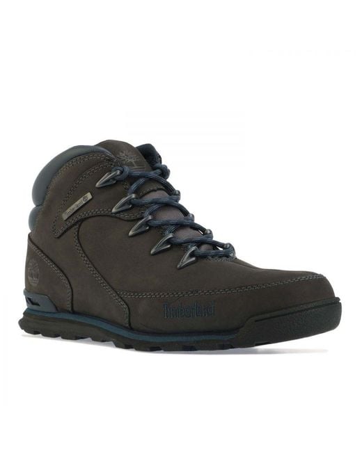 Timberland mens euro rock hiker cheap nubuck boots navy