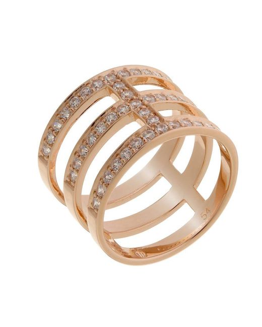 Orphelia Pink 925 Sterling Ring