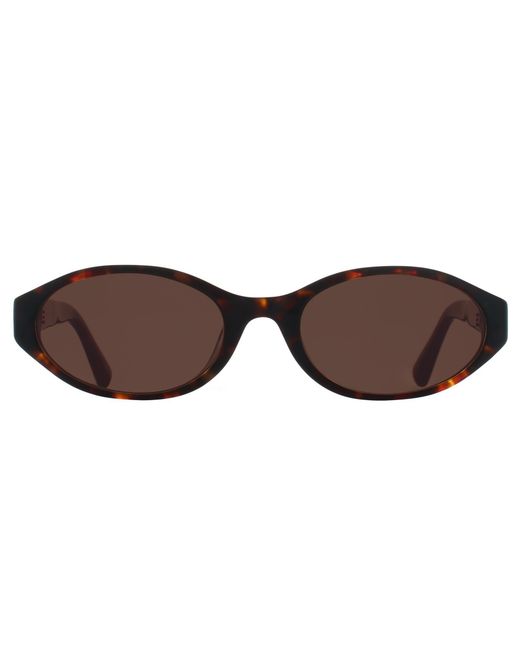 Quay Brown Oval Neutral Tortoise Aura Points