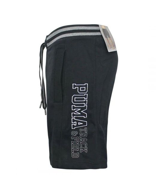 PUMA Black Regular Fit Stretch Waist Bottoms Shorts 836558 01 Cotton for men