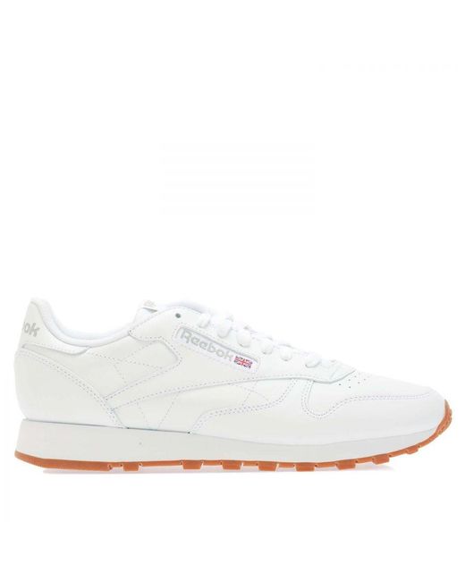 Reebok Men's Classics Classic Leather Trainers In White