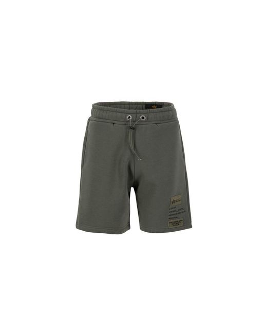 Alpha Industries Patch Loose Fit Short in het Gray voor heren