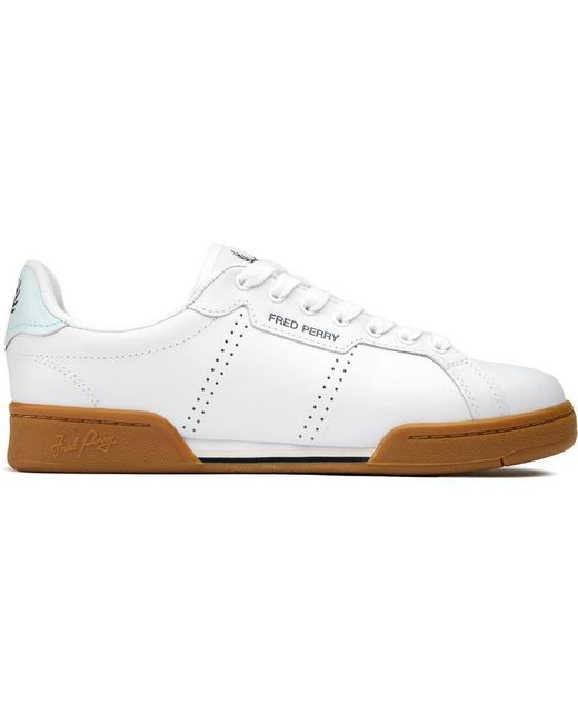 Fred Perry White B722 Trainers for men