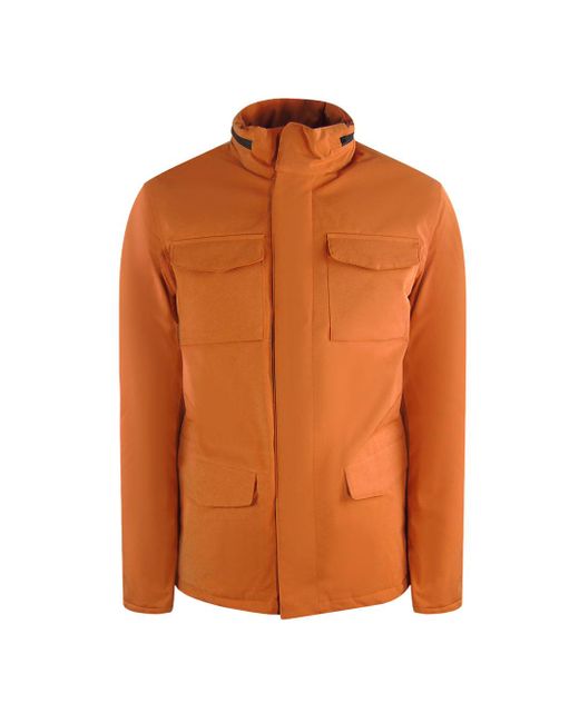 Aquascutum Orange Active Field Jacket Rust for men