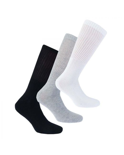 DKNY Black Radde 3 Pack Sport Socks for men