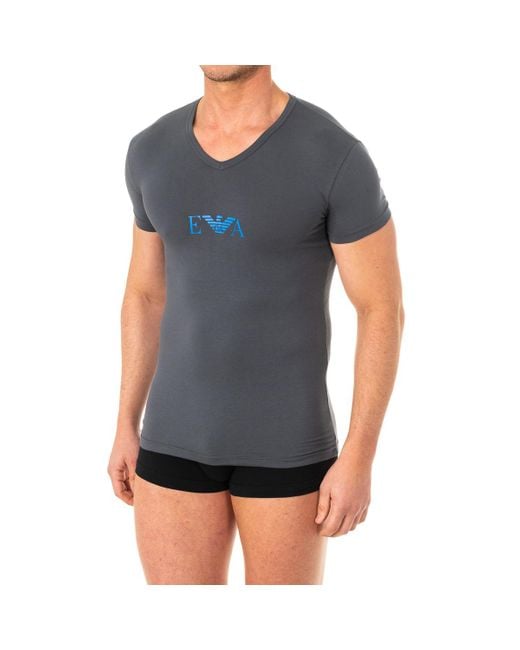 Emporio Armani Shirts in het Blue voor heren