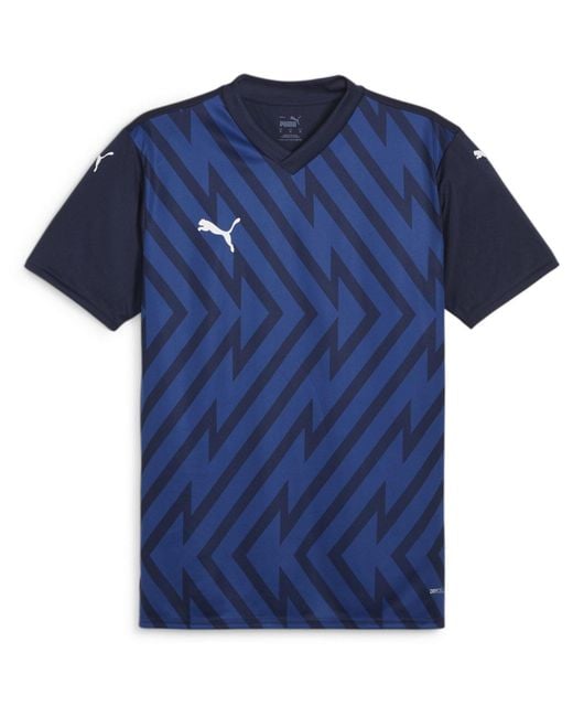 PUMA Blue Teamglory Jersey T-Shirt for men