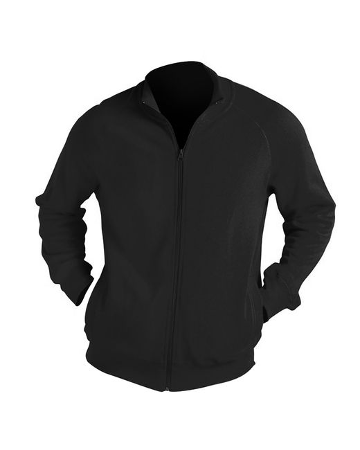 Sol's Black Sundae Full Zip Sweat Jacket for men