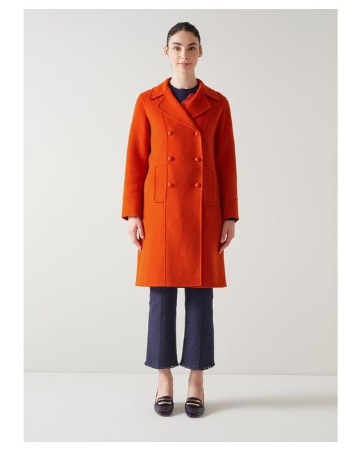 L.K.Bennett Red Greta Coats,orange