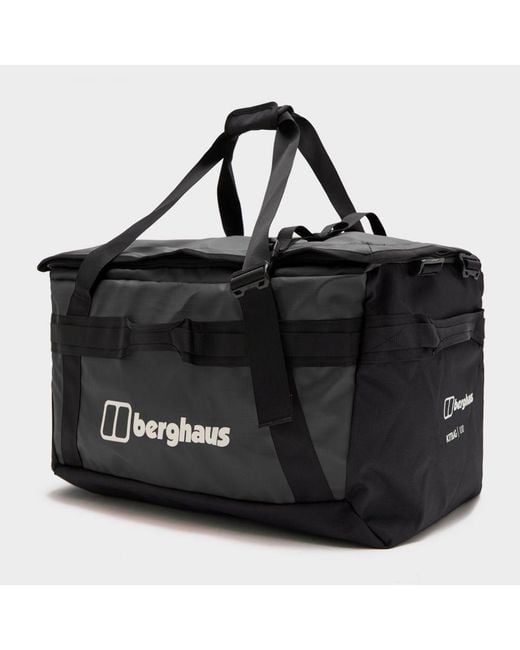 Berghaus Black 100 Litre Holdall With Adaptastrap Carry System, Travel Bag