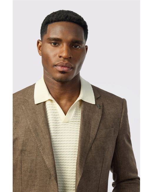 Ted Baker Blue Single Breasted Long Sleeve Two Button Tailored Suit Jacket for men
