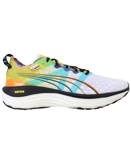 PUMA Blue Foreverrun Nitro Lm Running Shoes for men
