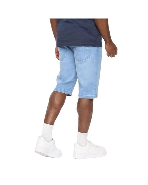 Crosshatch Blue Hammersmith Denim Shorts (Light Wash) for men