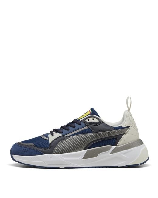PUMA Blue Ferrari Trinity 2 Low Top Trainers for men
