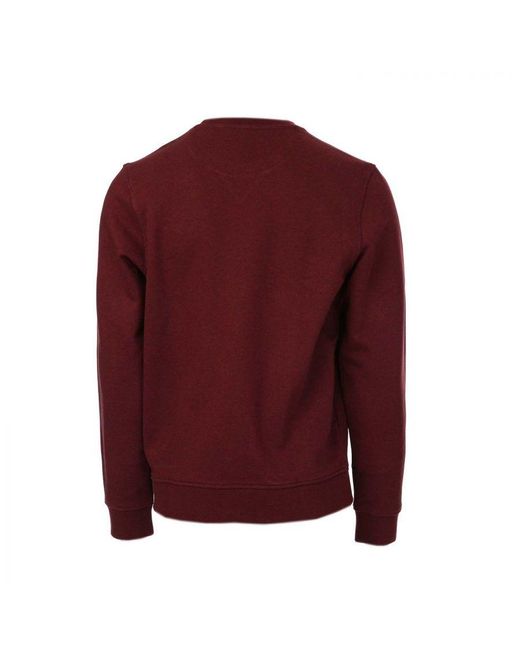 Lacoste Red Sport Cotton Blend Fleece Sweatshirt for men