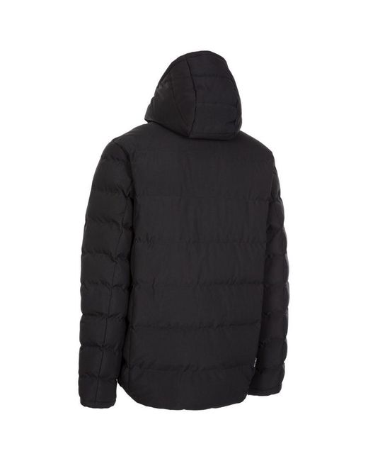Trespass Black Habbton Padded Jacket for men