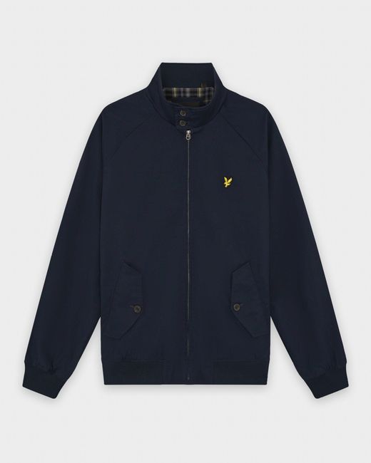 Lyle & Scott Blue Lyle & Scott Cotton Harrington Jacket Dark for men