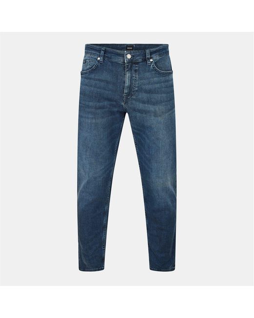 Boss Blue Slim Fit Five Pocket Jeans for men
