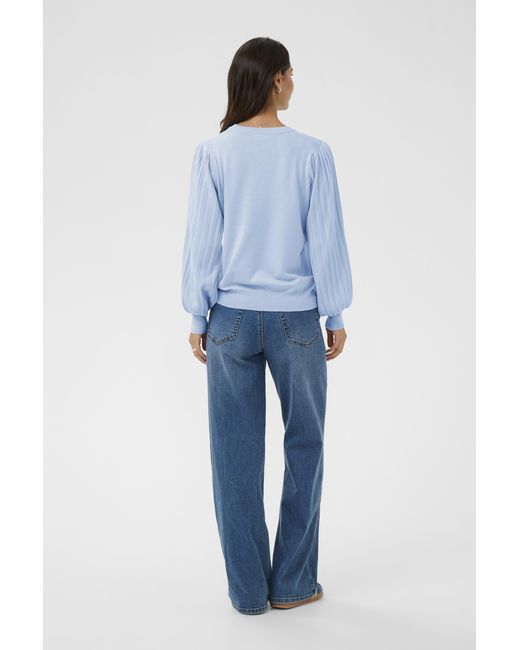 Kaffe Pullover Kalone Pullover Regular Fit in het Blue