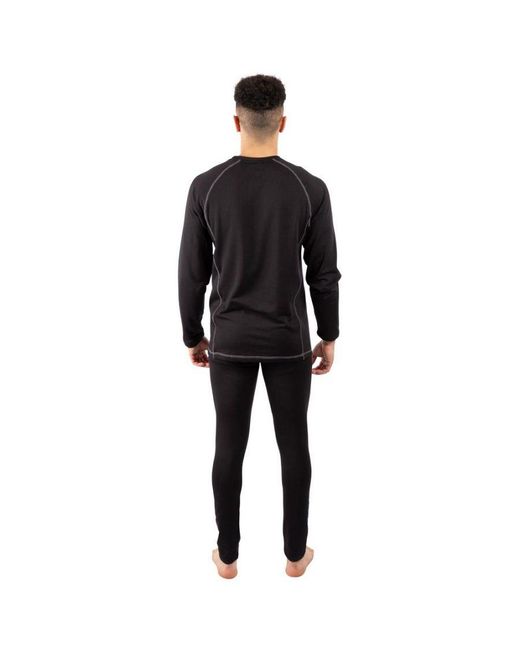Trespass Black Adult Sandler Base Layer Set