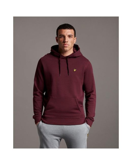 Lyle & Scott Brown Pullover Hoodie Ml416Vog for men
