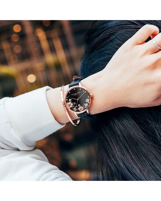 Victoria Hyde London Black Watch Park Flower Leather