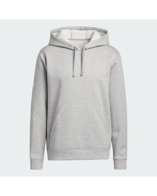 Adidas Originals Gray Fleece Hoodie for men