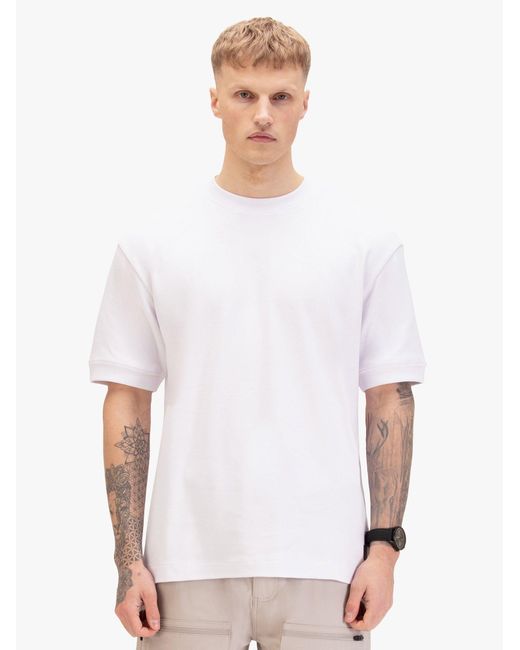 Luke 1977 White Dapper Schnapper Relaxed Fit T-Shirt for men