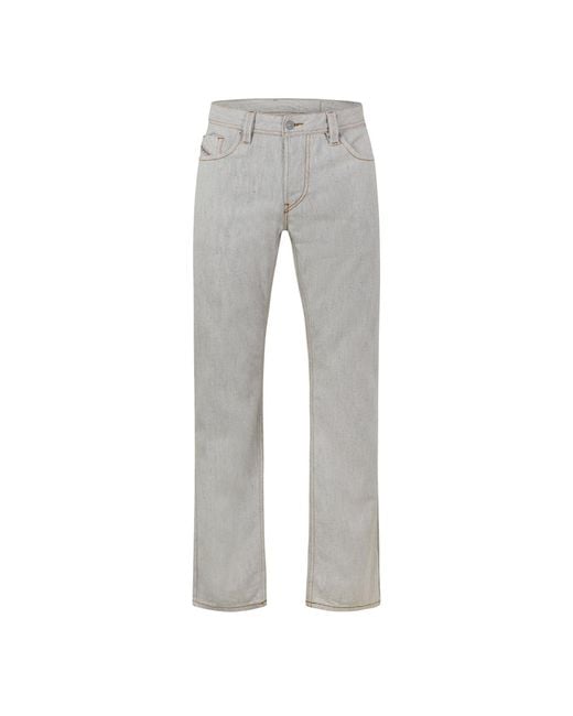 DIESEL Gray Markee Pantaloni Straight Jeans for men