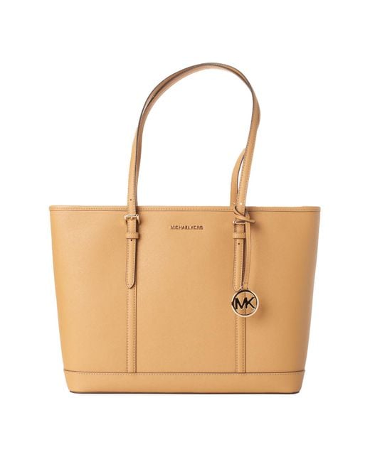 Michael Kors Natural Tote Bag For Jet Set Travel 35f0gtvt9l. Bags For Women
