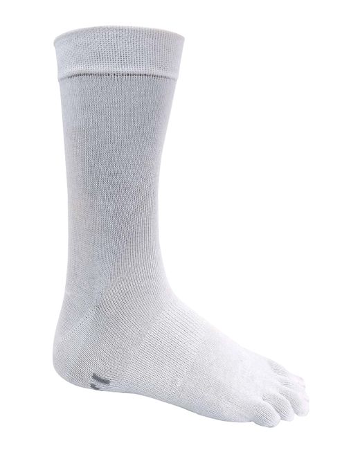 IOMI White Ladies Lightweight Cotton Toe Socks For Athletes Foot for men