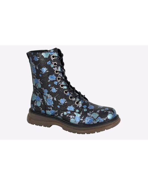 Cipriata Blue Annetta Memory Foam Boots