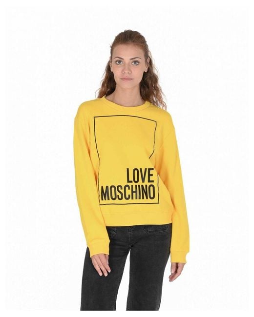 Love Moschino Yellow Sweatshirt