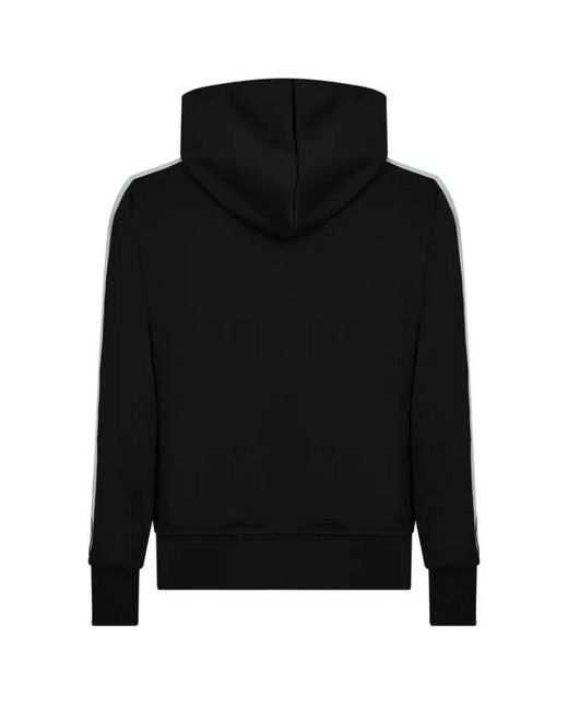 Palm Angels Black Classic Track Hooded Jacket for men